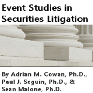 event studies in securities litigation whitepaper cover image