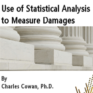 use of statistical analysis to measure damages cover page image